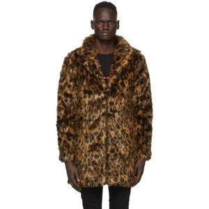 STOLEN GIRLFRIENDS CLUB | Viper Room Leopard Coat | Size L (runs small)